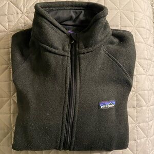 Patagonia zip front jacket Size S, Black